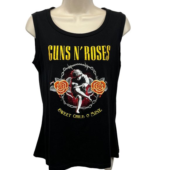 Bravado Tops - Guns N' Roses Sweet Child of Mine Graphic T Shirt Tank Top Womens XL Bravado